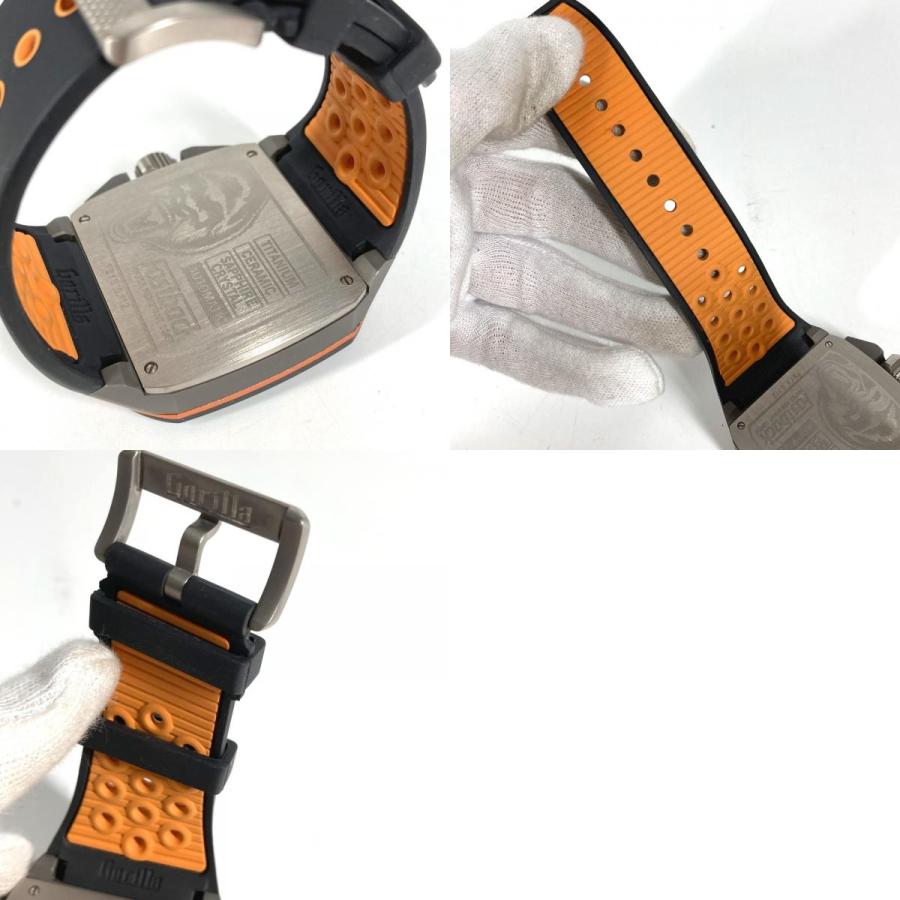 美品 Gorilla ゴリラ FBY9.0 FASTBACK HUGGER ORANGE (ファストバック ハガーオレンジ) メンズウォッチ 時計  腕時計 オレンジ【中古】 |  | 09