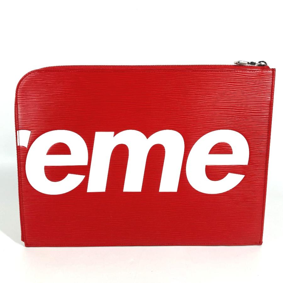 LOUIS VUITTON ルイヴィトン M67722  ポシェット ジュール GM  supreme シュプリーム  カバン エピ クラッチバッグ レッド メンズ【中古】 | LOUIS VUITTON | 01