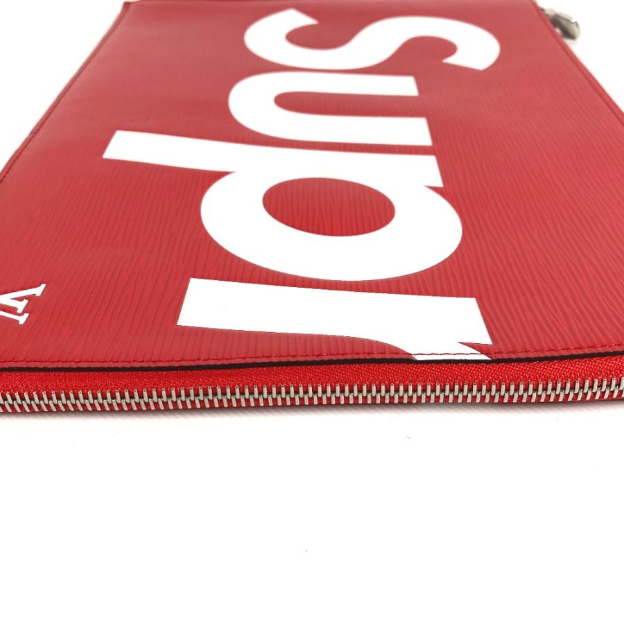LOUIS VUITTON ルイヴィトン M67722  ポシェット ジュール GM  supreme シュプリーム  カバン エピ クラッチバッグ レッド メンズ【中古】 | LOUIS VUITTON | 06