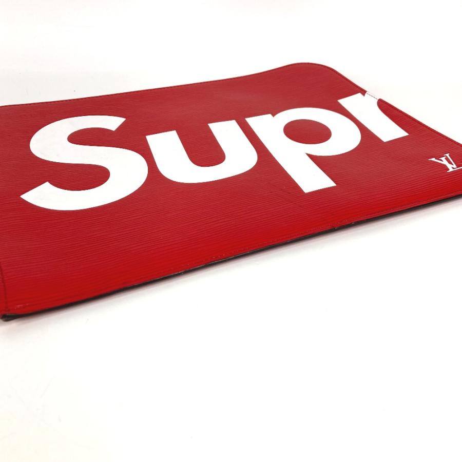 LOUIS VUITTON ルイヴィトン M67722  ポシェット ジュール GM  supreme シュプリーム  カバン エピ クラッチバッグ レッド メンズ【中古】 | LOUIS VUITTON | 07