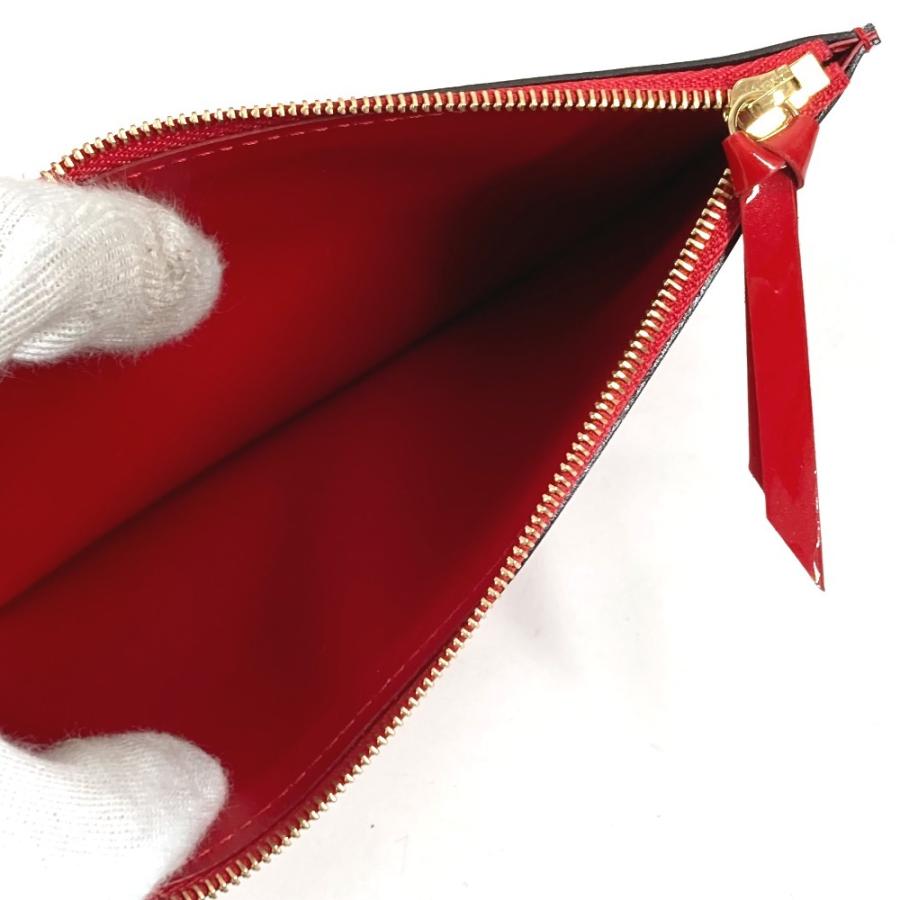 美品 LOUIS VUITTON ルイヴィトン M61293  ポシェット フェリシー クラッチバッグ モノグラム ヴェルニ ショルダーバッグ レッド 【中古】 | LOUIS VUITTON | 05