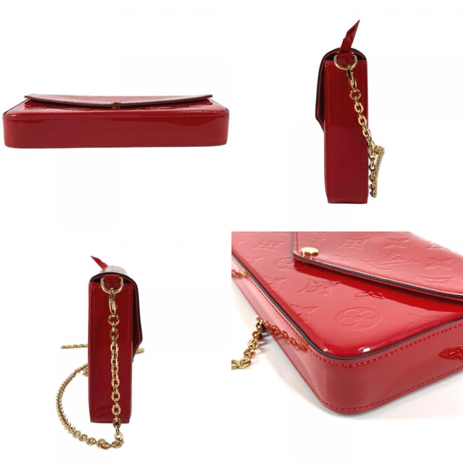 美品 LOUIS VUITTON ルイヴィトン M61293  ポシェット フェリシー クラッチバッグ モノグラム ヴェルニ ショルダーバッグ レッド 【中古】 | LOUIS VUITTON | 08