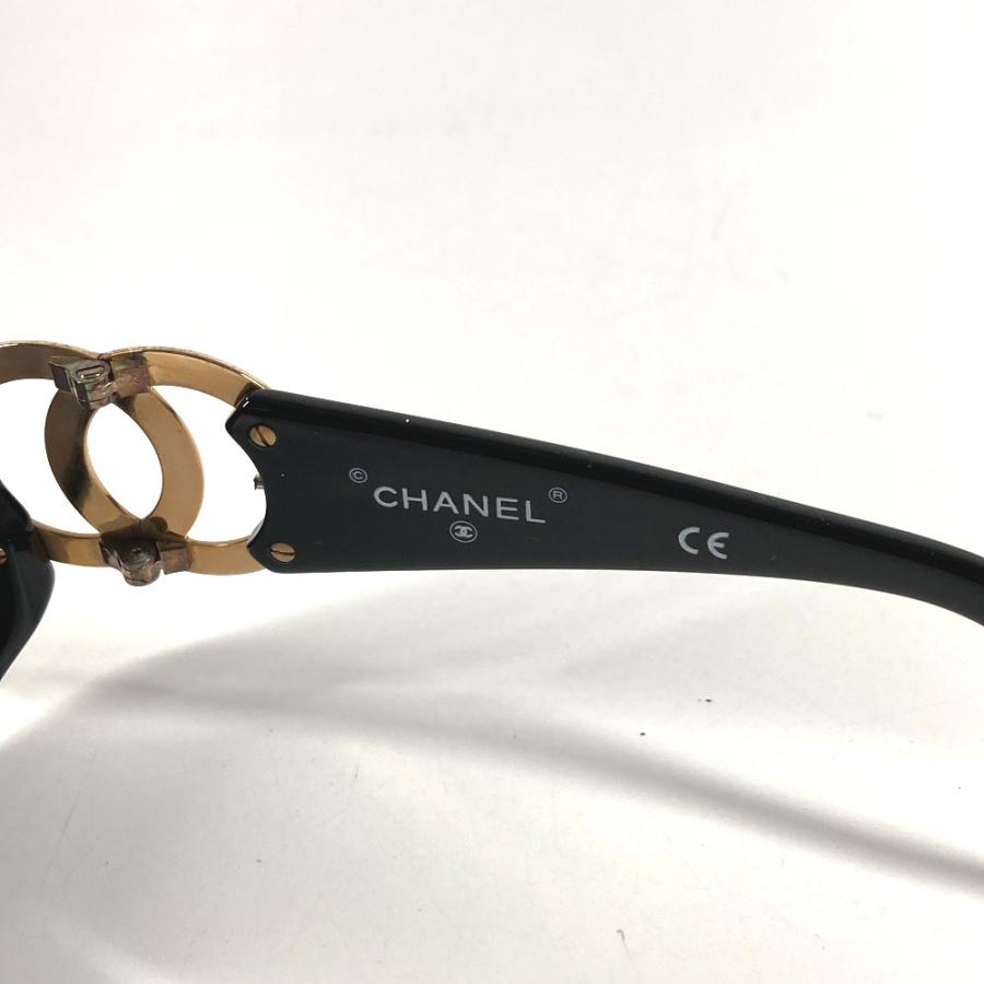 CHANEL シャネル CC ココマーク ロゴ めがね メガネ アイウェア 眼鏡 ヴィンテージ サングラス ブラック ユニセックス【中古】 | CHANEL | 05