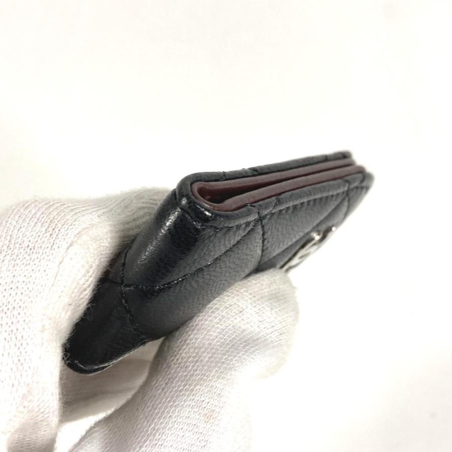 CHANEL シャネル CC ココマーク ロゴ 財布 札ばさみ  マトラッセ キルティング マネークリップ ブラック ユニセックス【中古】 | CHANEL | 08