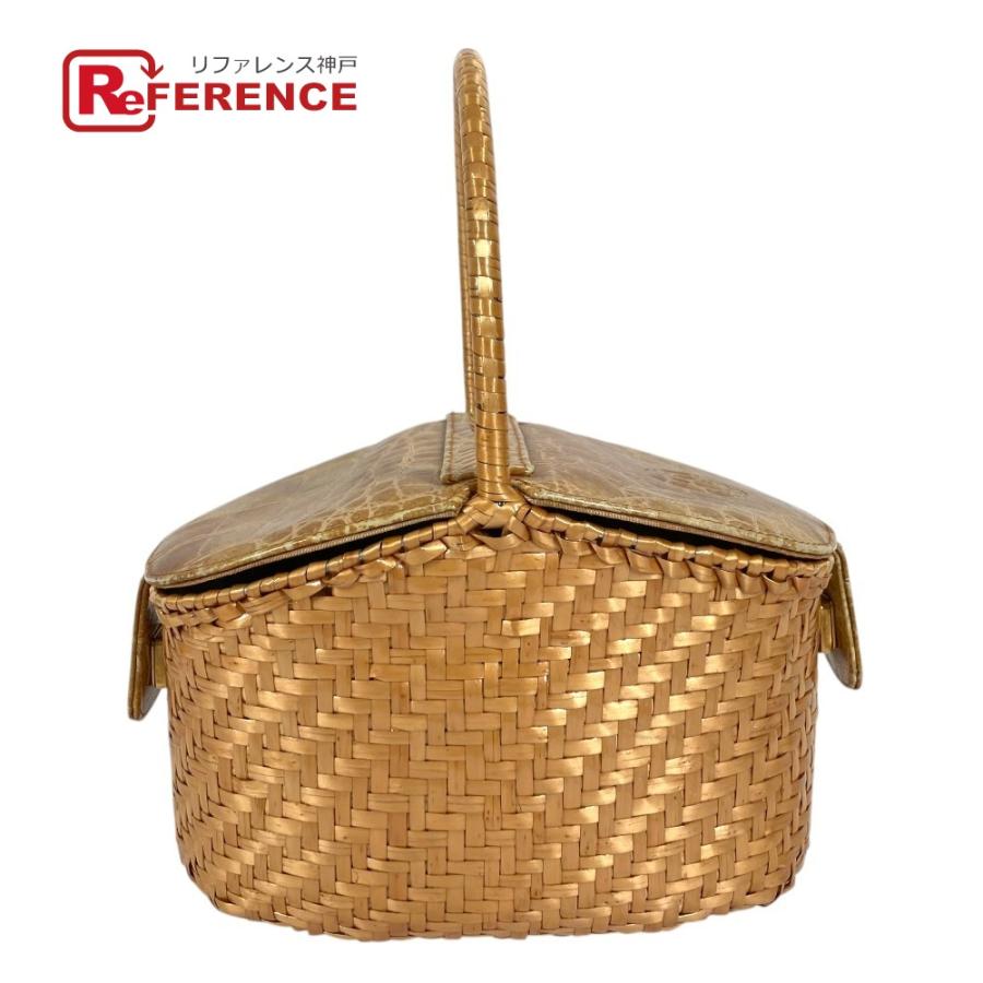 FENDI フェンディ かごバッグ カゴバッグ カバン ヴィンテージ ハンドバッグ ベージュ レディース【中古】 | FENDI