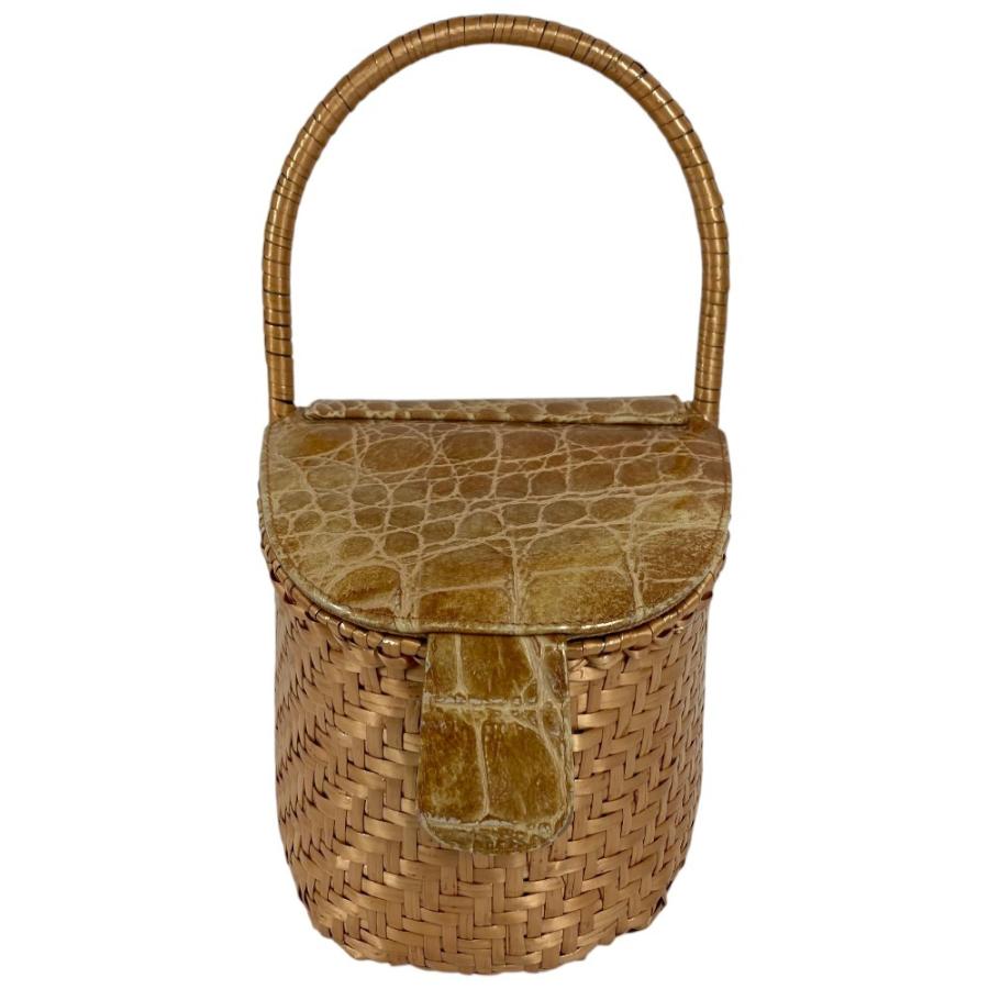 FENDI フェンディ かごバッグ カゴバッグ カバン ヴィンテージ ハンドバッグ ベージュ レディース【中古】 | FENDI | 02