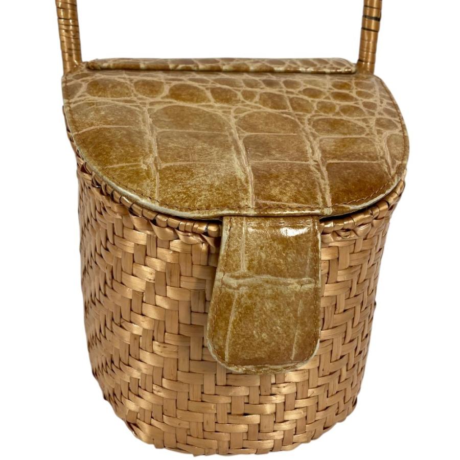 FENDI フェンディ かごバッグ カゴバッグ カバン ヴィンテージ ハンドバッグ ベージュ レディース【中古】 | FENDI | 04