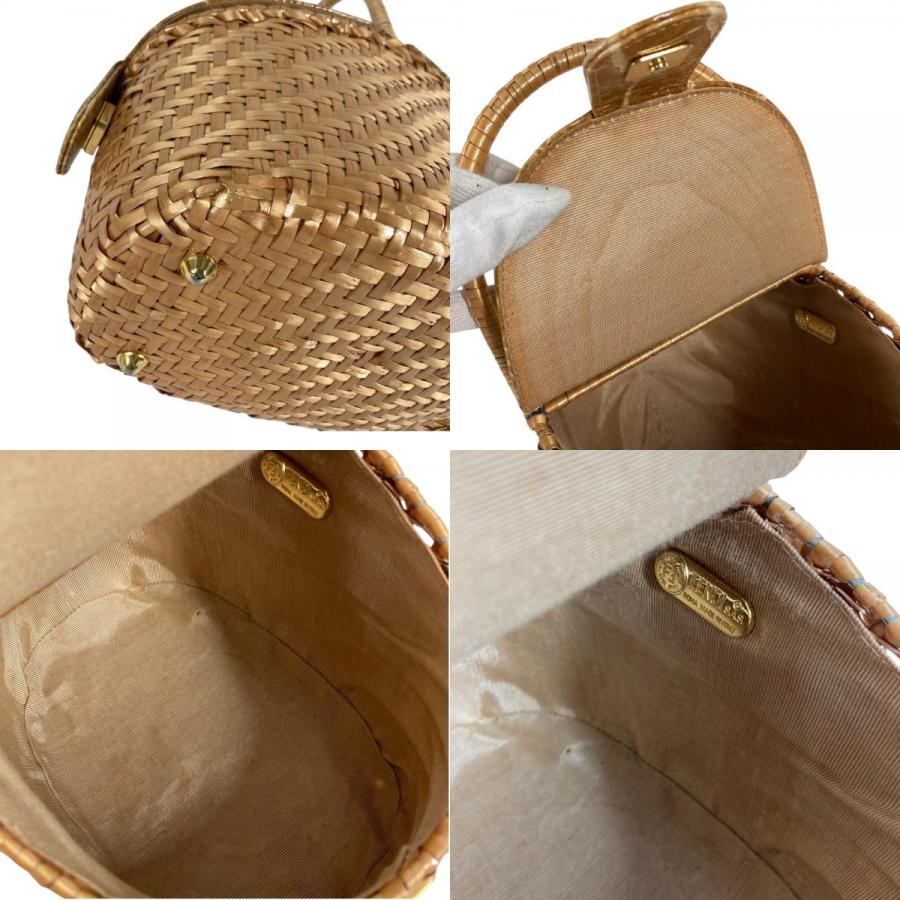 FENDI フェンディ かごバッグ カゴバッグ カバン ヴィンテージ ハンドバッグ ベージュ レディース【中古】 | FENDI | 08
