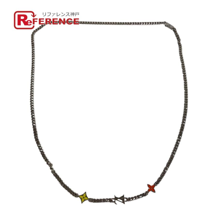 LOUIS VUITTON ルイヴィトン M01951 ネックレスモノグラムロウ ロング チェーン アクセサリー ネックレス シルバー ユニセックス【中古】 | LOUIS VUITTON