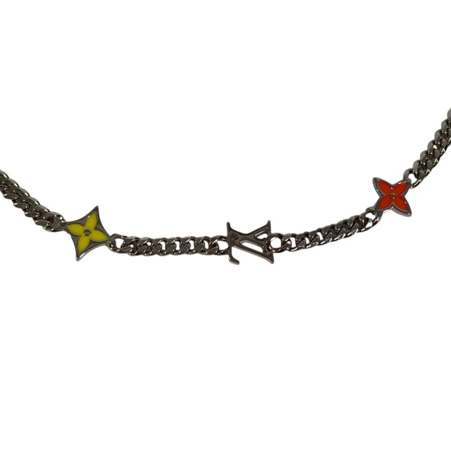 LOUIS VUITTON ルイヴィトン M01951 ネックレスモノグラムロウ ロング チェーン アクセサリー ネックレス シルバー ユニセックス【中古】 | LOUIS VUITTON | 01