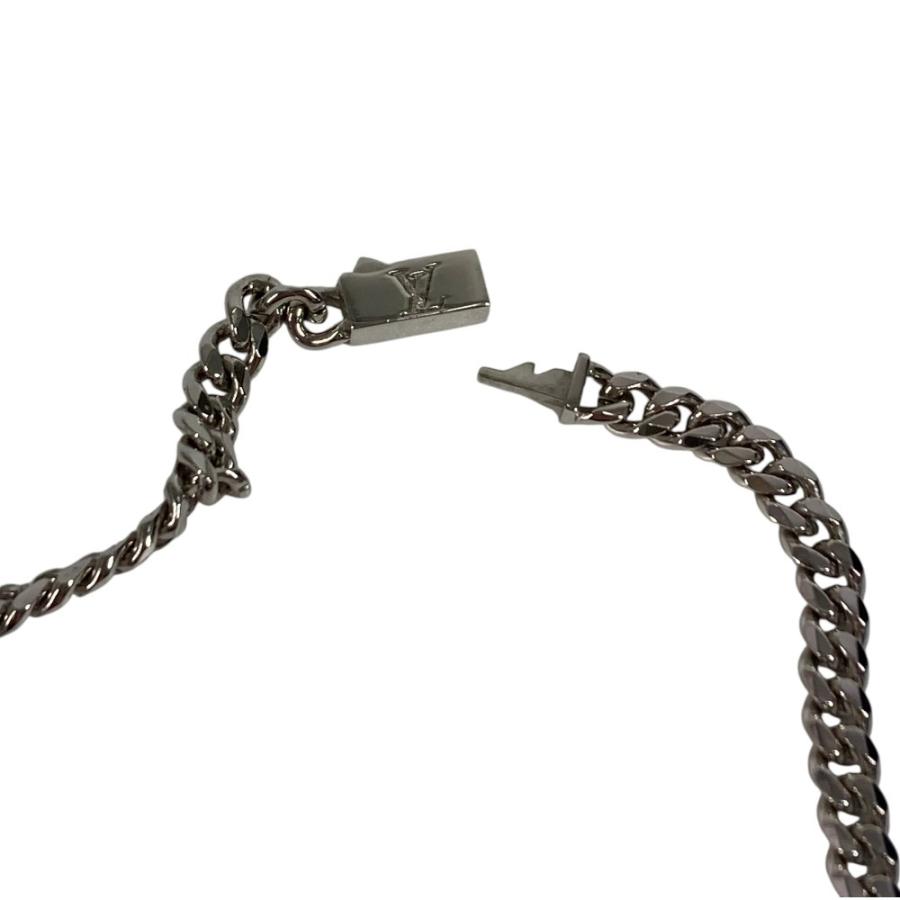 LOUIS VUITTON ルイヴィトン M01951 ネックレスモノグラムロウ ロング チェーン アクセサリー ネックレス シルバー ユニセックス【中古】 | LOUIS VUITTON | 05