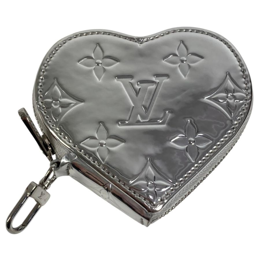 LOUIS VUITTON ルイヴィトン M83540  ポルト モネ・クール 財布 小銭入れ ハート LV SKI モノグラム コインケース シルバー【中古】 | LOUIS VUITTON | 01