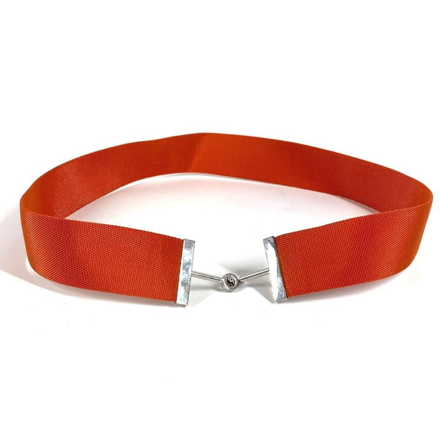 HERMES エルメス ロゴ H アクセサリー ベルト オレンジ ユニセックス【中古】 | HERMES | 01