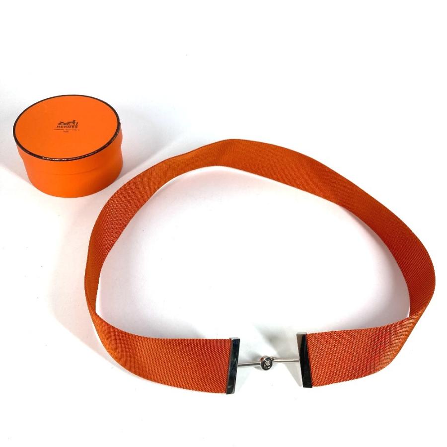 HERMES エルメス ロゴ H アクセサリー ベルト オレンジ ユニセックス【中古】 | HERMES | 06