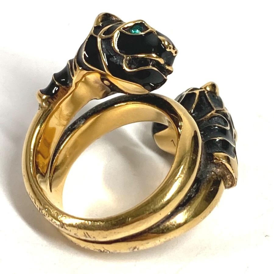 GUCCI グッチ ダブル タイガーヘッド アクセサリー ジュエリー リング・指輪 ゴールド ユニセックス【中古】 | GUCCI | 03