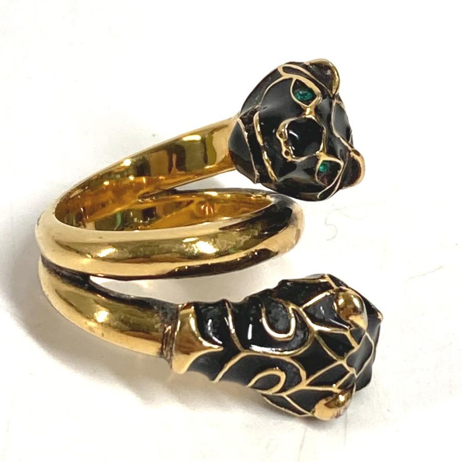 GUCCI グッチ ダブル タイガーヘッド アクセサリー ジュエリー リング・指輪 ゴールド ユニセックス【中古】 | GUCCI | 04