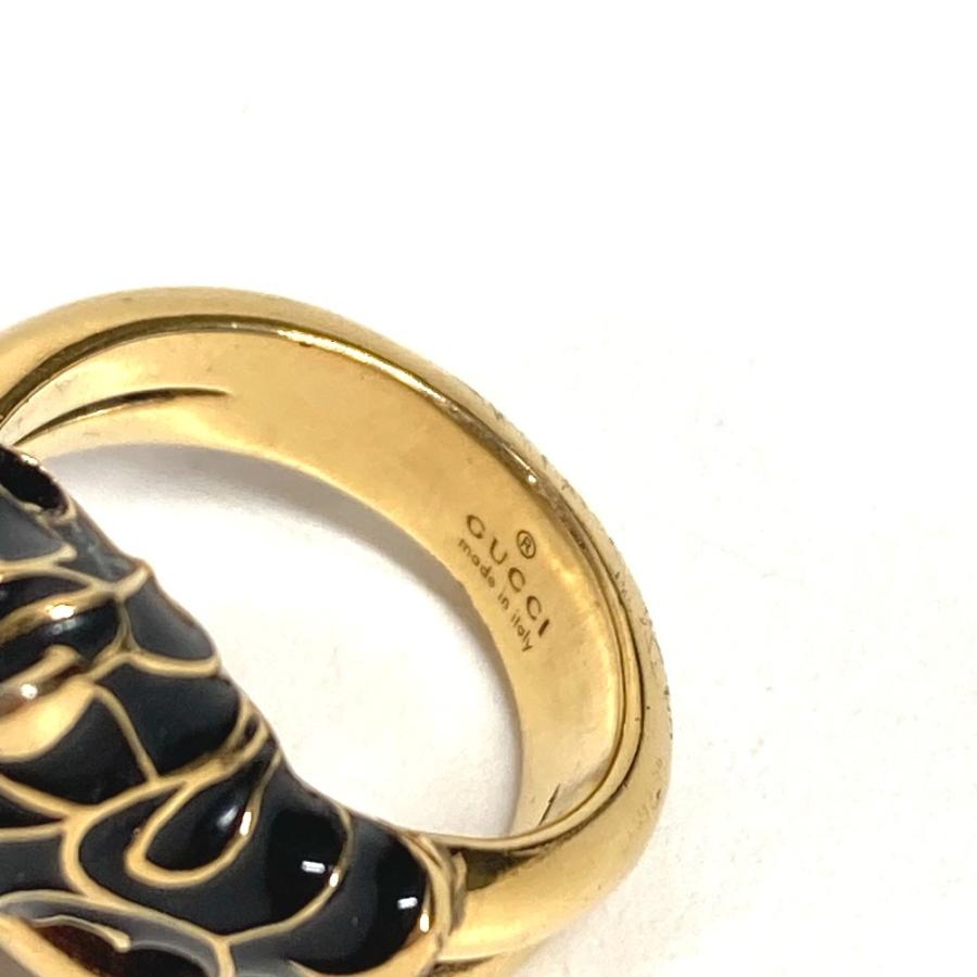 GUCCI グッチ ダブル タイガーヘッド アクセサリー ジュエリー リング・指輪 ゴールド ユニセックス【中古】 | GUCCI | 06