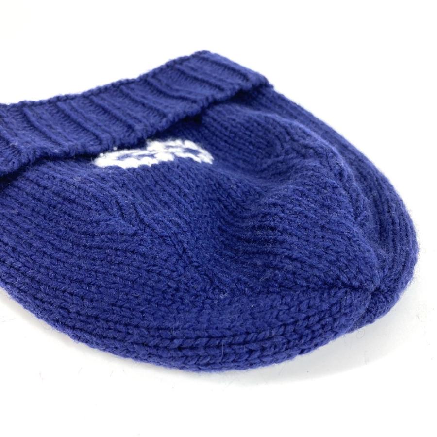 GUCCI グッチ 602886 ロゴ GG ビーニー 帽子 ニット帽 ニットキャップ  ニット帽 ブルー ユニセックス【中古】 | GUCCI | 04