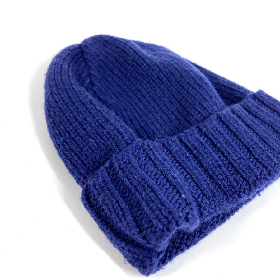 GUCCI グッチ 602886 ロゴ GG ビーニー 帽子 ニット帽 ニットキャップ  ニット帽 ブルー ユニセックス【中古】 | GUCCI | 06