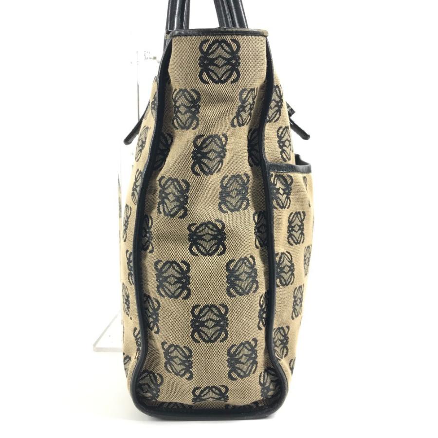 LOEWE ロエベ アナグラム ロゴ ハンドバッグ カバン トートバッグ ビジネスバッグ ブラック ユニセックス【中古】 | LOEWE | 02