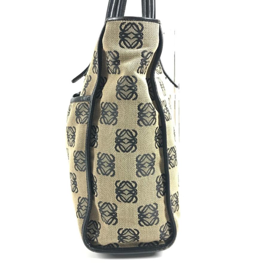 LOEWE ロエベ アナグラム ロゴ ハンドバッグ カバン トートバッグ ビジネスバッグ ブラック ユニセックス【中古】 | LOEWE | 03