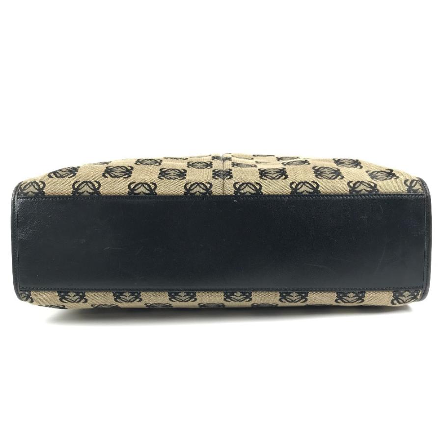 LOEWE ロエベ アナグラム ロゴ ハンドバッグ カバン トートバッグ ビジネスバッグ ブラック ユニセックス【中古】 | LOEWE | 04