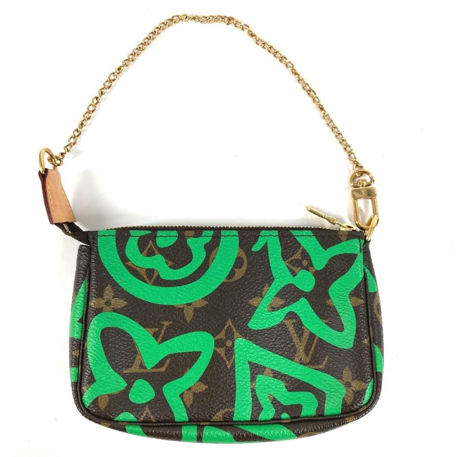 LOUIS VUITTON ルイヴィトン M67706 ミニポシェットアクセソワール ハンドバッグ モノグラム ハワイ限定 アクセサリーポーチ【中古】 | LOUIS VUITTON | 01