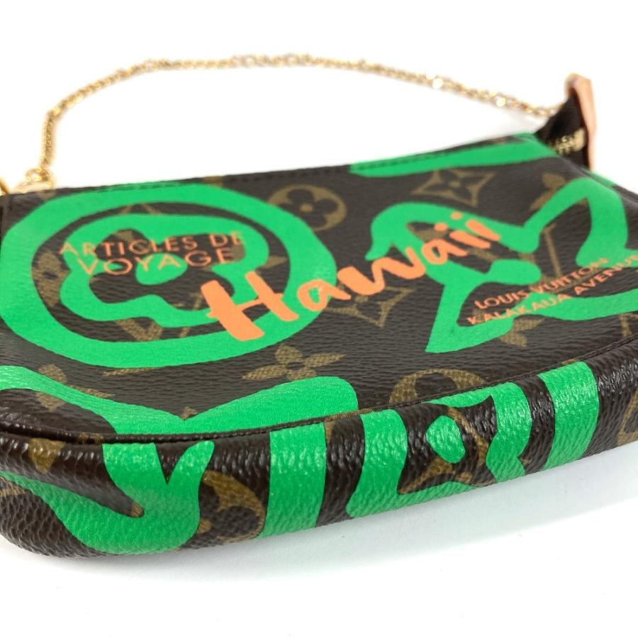 LOUIS VUITTON ルイヴィトン M67706 ミニポシェットアクセソワール ハンドバッグ モノグラム ハワイ限定 アクセサリーポーチ【中古】 | LOUIS VUITTON | 02