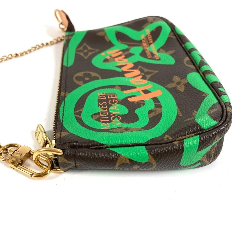 LOUIS VUITTON ルイヴィトン M67706 ミニポシェットアクセソワール ハンドバッグ モノグラム ハワイ限定 アクセサリーポーチ【中古】 | LOUIS VUITTON | 04