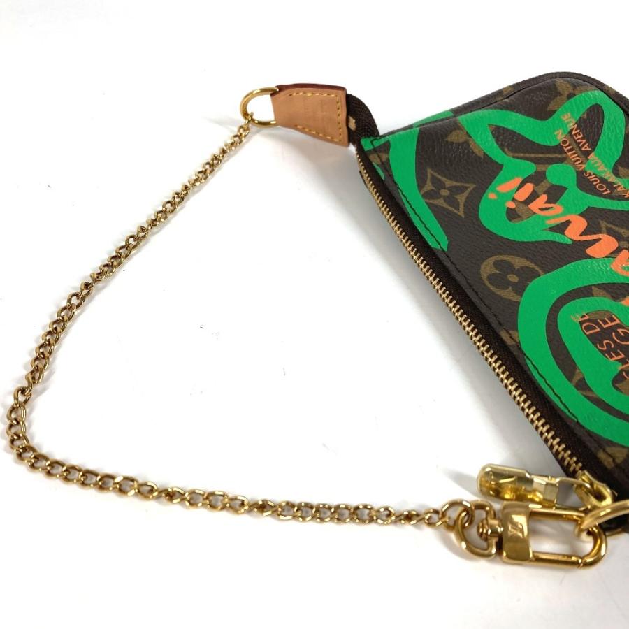 LOUIS VUITTON ルイヴィトン M67706 ミニポシェットアクセソワール ハンドバッグ モノグラム ハワイ限定 アクセサリーポーチ【中古】 | LOUIS VUITTON | 05