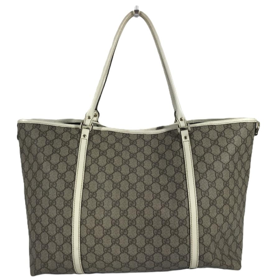 GUCCI グッチ 197954 ロゴ GG カバン トートバッグ 肩掛け GGスプリーム ショルダーバッグ ベージュ ユニセックス【中古】 | GUCCI | 01