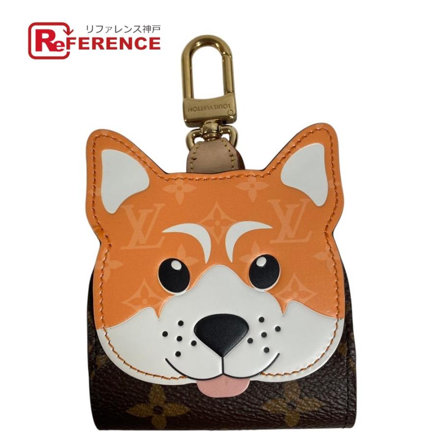 美品 LOUIS VUITTON ルイヴィトン GI1260 ドッグ バッグ ホルダー シバ ペット 犬 バッグチャーム モノグラム 柴犬 キーホルダー 【中古】 | LOUIS VUITTON