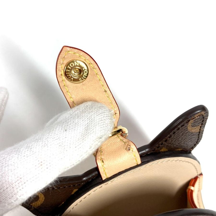 美品 LOUIS VUITTON ルイヴィトン GI1260 ドッグ バッグ ホルダー シバ ペット 犬 バッグチャーム モノグラム 柴犬 キーホルダー 【中古】 | LOUIS VUITTON | 06