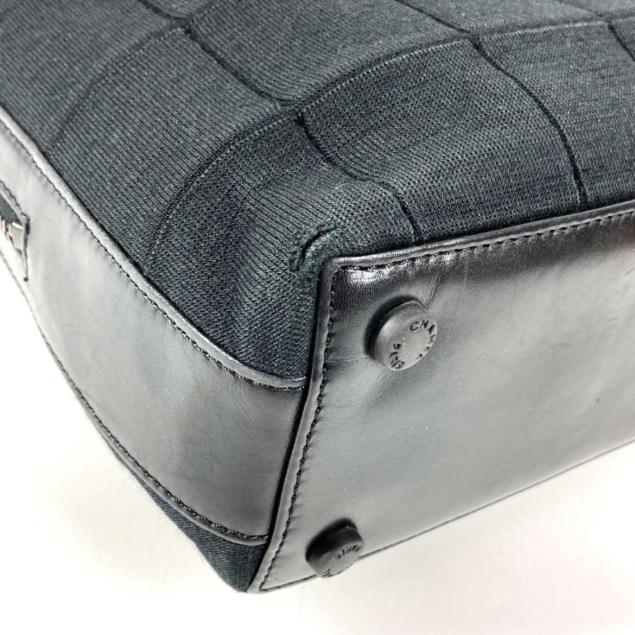 CHANEL シャネル CC ココマーク ロゴ チョコバー トートバッグ カバン 肩掛け ショルダーバッグ ブラック ユニセックス【中古】 | CHANEL | 01
