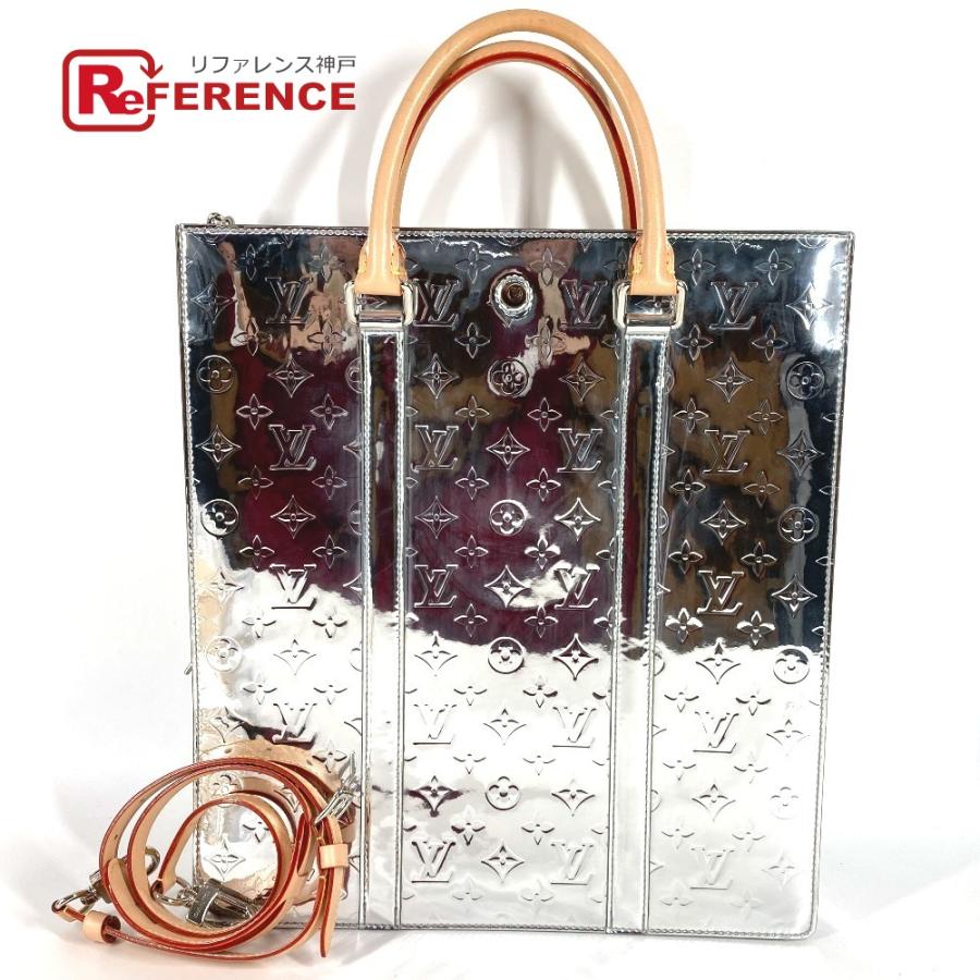 LOUIS VUITTON ルイヴィトン M45884  サックプラ トートバッグ ショルダーバッグ モノグラム LVミラー ハンドバッグ シルバー 【中古】 | LOUIS VUITTON