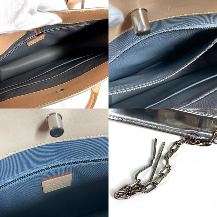 LOUIS VUITTON ルイヴィトン M45884  サックプラ トートバッグ ショルダーバッグ モノグラム LVミラー ハンドバッグ シルバー 【中古】 | LOUIS VUITTON | 08