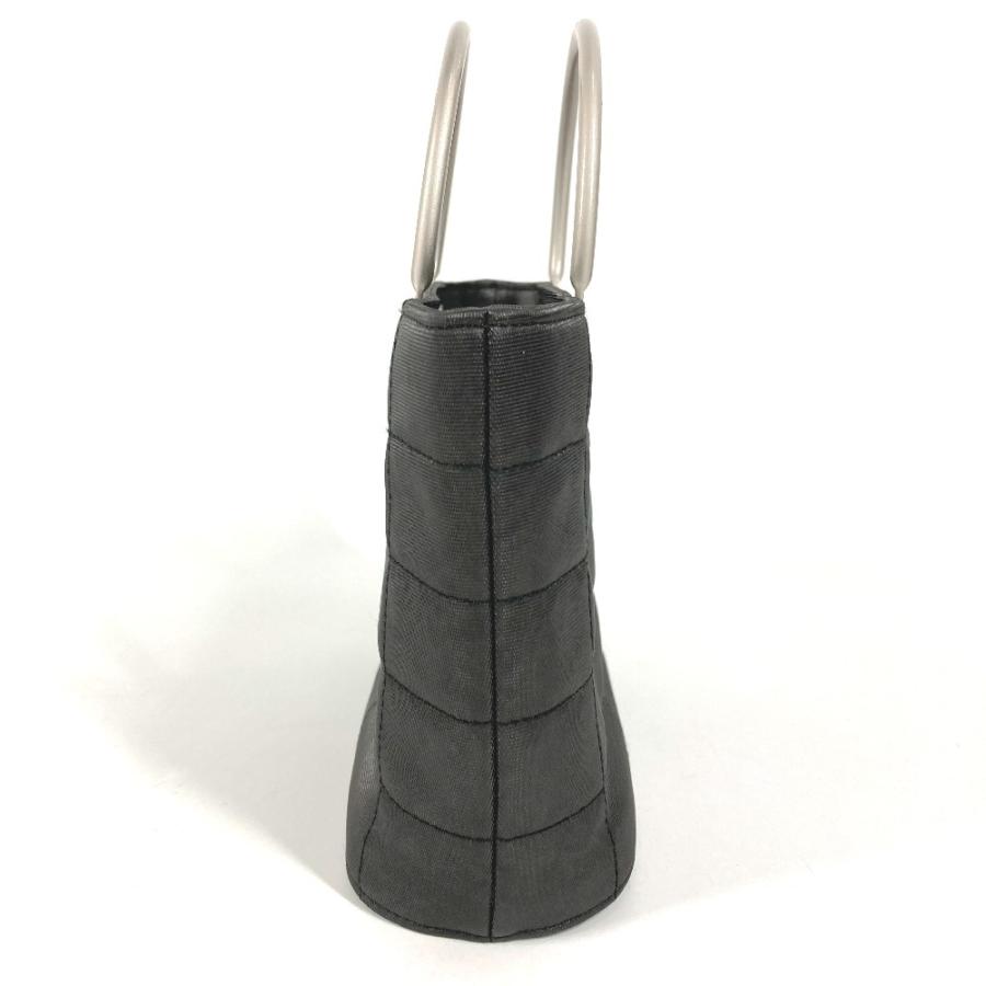 CHANEL シャネル メタルハンドル チョコバー カバン トートバッグ ハンドバッグ グレー レディース【中古】 | CHANEL | 01