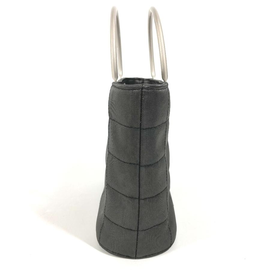 CHANEL シャネル メタルハンドル チョコバー カバン トートバッグ ハンドバッグ グレー レディース【中古】 | CHANEL | 03