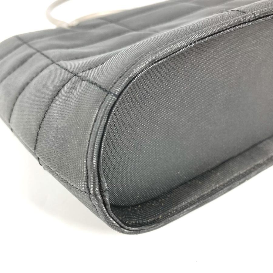 CHANEL シャネル メタルハンドル チョコバー カバン トートバッグ ハンドバッグ グレー レディース【中古】 | CHANEL | 06