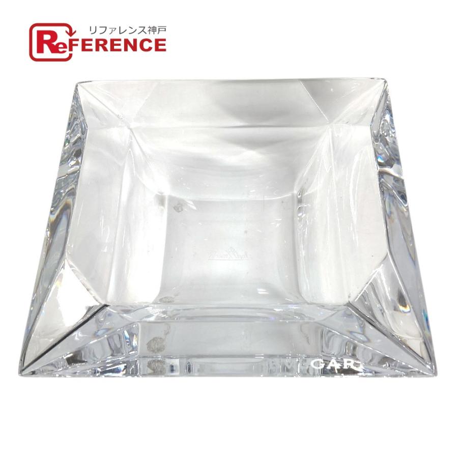 BVLGARI ブルガリ ロゴ アッシュトレイ インテリア ローゼンタール Rosenthal 灰皿 クリア ユニセックス【中古】 | BVLGARI