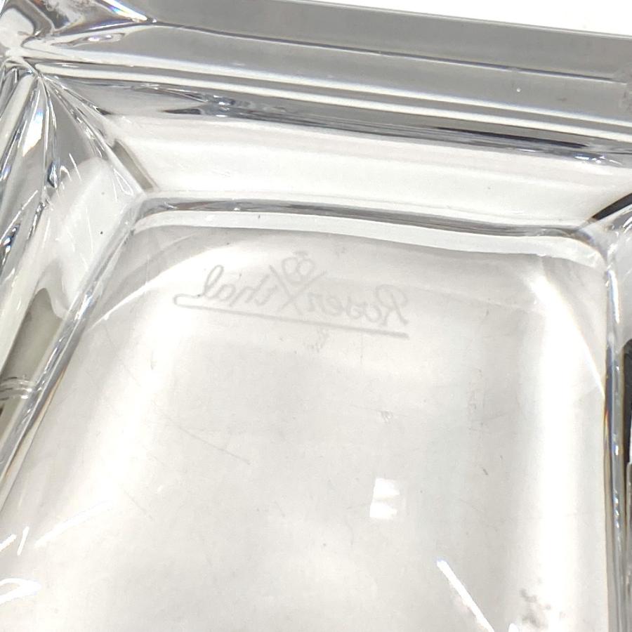 BVLGARI ブルガリ ロゴ アッシュトレイ インテリア ローゼンタール Rosenthal 灰皿 クリア ユニセックス【中古】 | BVLGARI | 07