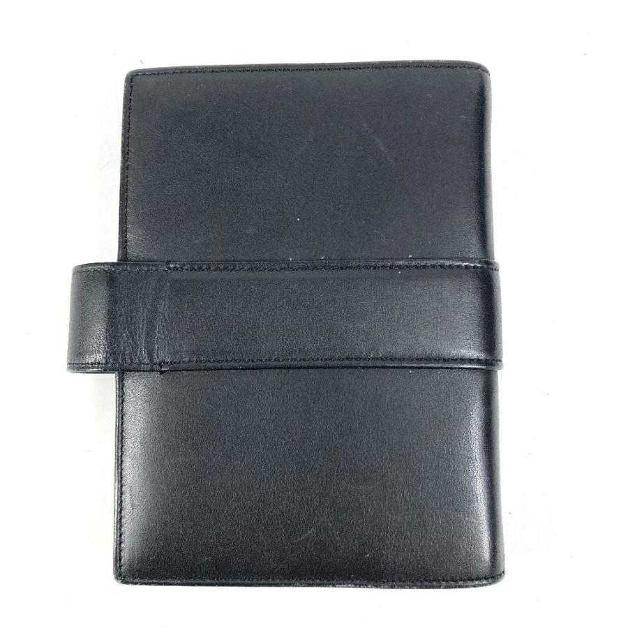 CARTIER カルティエ トリニティ ロゴ システム手帳 ステーショナリー 手帳カバー ブラック ユニセックス【中古】 | Cartier | 01