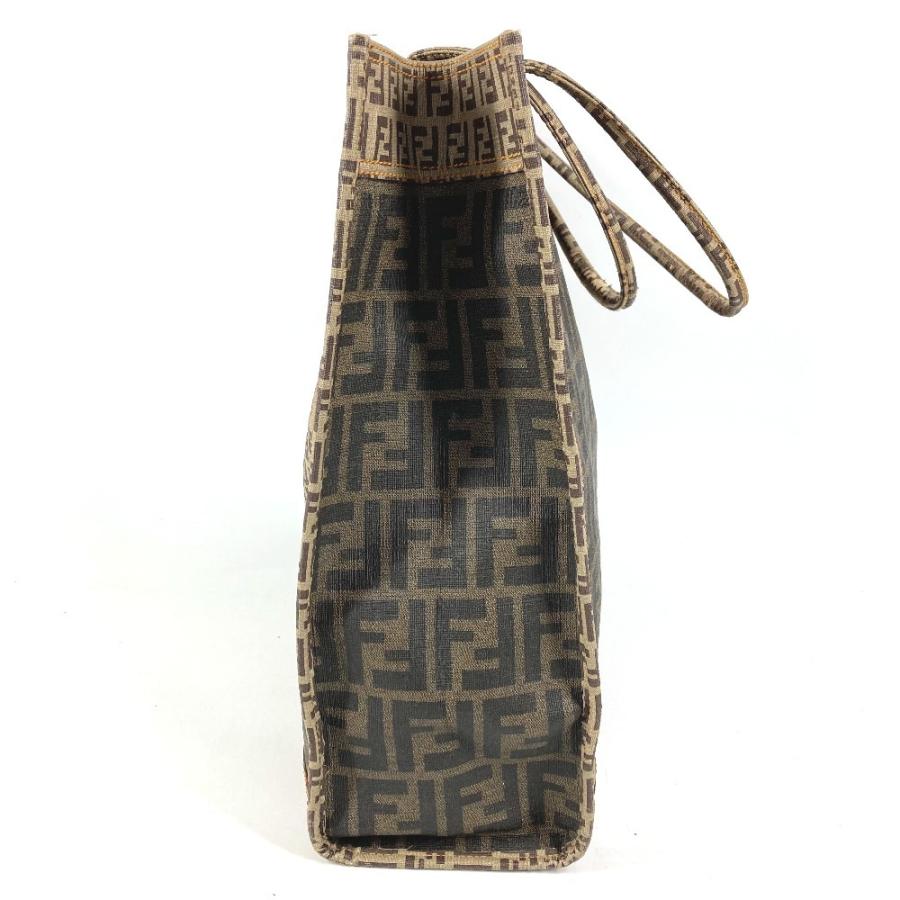 FENDI フェンディ 8BH184 ズッカ ズッキーノ 肩掛け トートバッグ カバン ポーチ付き ショルダーバッグ ブラウン ユニセックス【中古】 | FENDI | 02