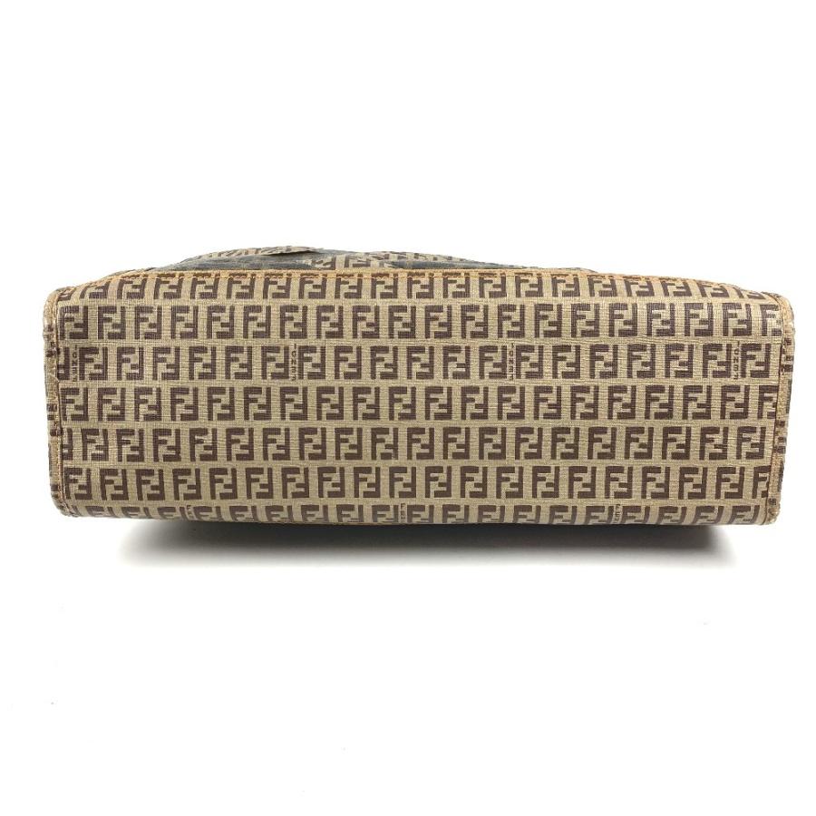 FENDI フェンディ 8BH184 ズッカ ズッキーノ 肩掛け トートバッグ カバン ポーチ付き ショルダーバッグ ブラウン ユニセックス【中古】 | FENDI | 04