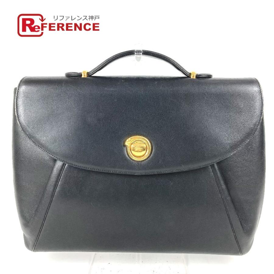 CARTIER カルティエ パンテール ロゴ カバン ハンドバッグ トートバッグ ビジネスバッグ ブラック ユニセックス【中古】 | Cartier