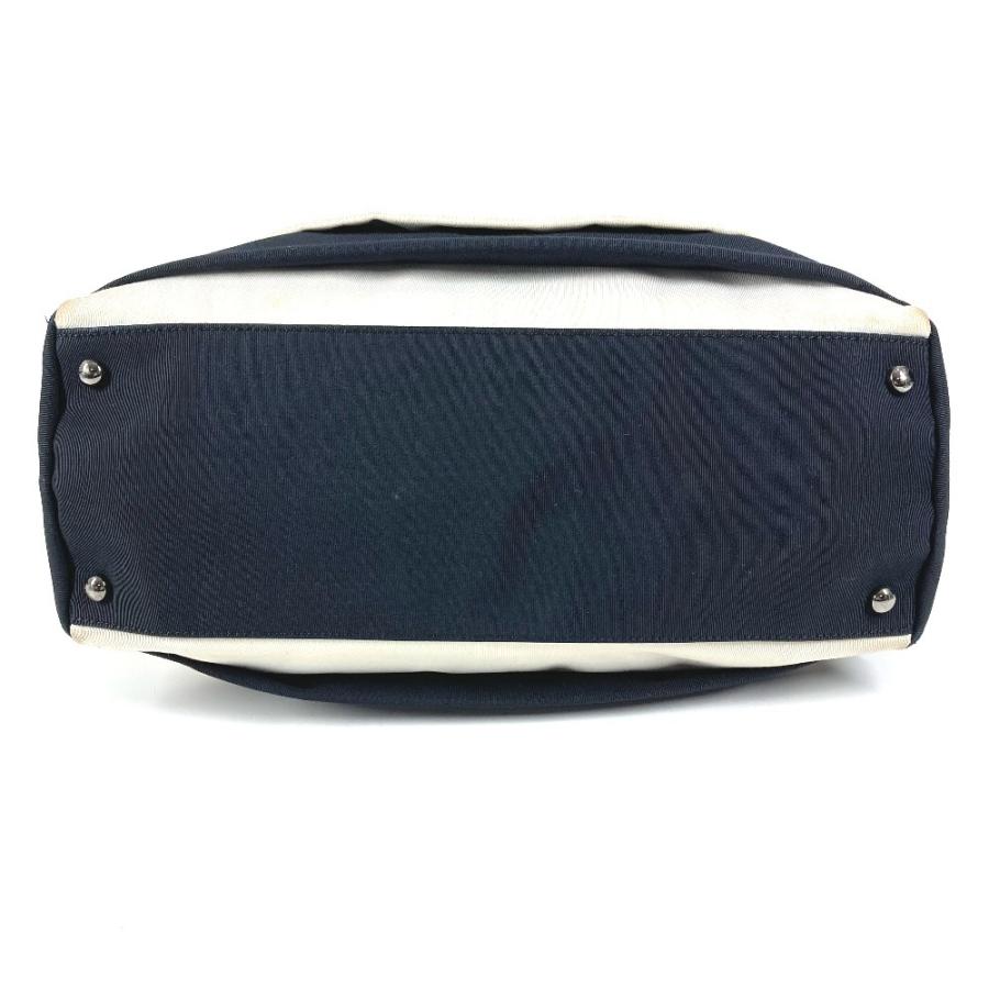 CHANEL シャネル 2.55金具 ボーダー カバン 肩掛け トートバッグ Wチェーン ショルダーバッグ ブラック ユニセックス【中古】 | CHANEL | 04