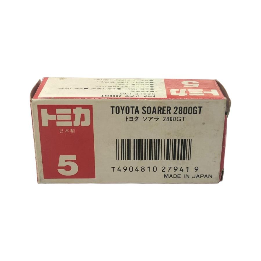 美品 TOMIKA トミカ No.5 トヨタ ソアラ 2800GT おもちゃ 玩具 車 ミニカー シルバー キッズ【中古】 |  | 08