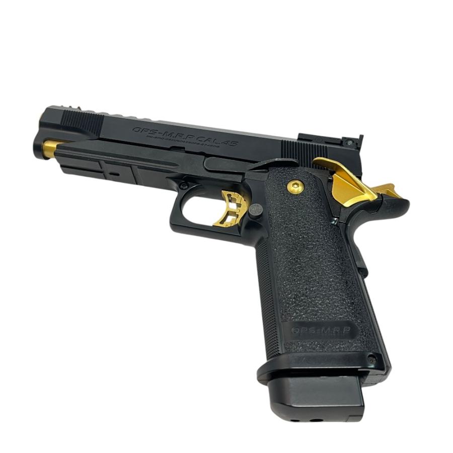 東京マルイ OPS-M.R.P CAL.45 ハイキャパ5.1 ゴールドマッチ ガスガン モデルガン ブラック×ゴールド ユニセックス【中古】 | 