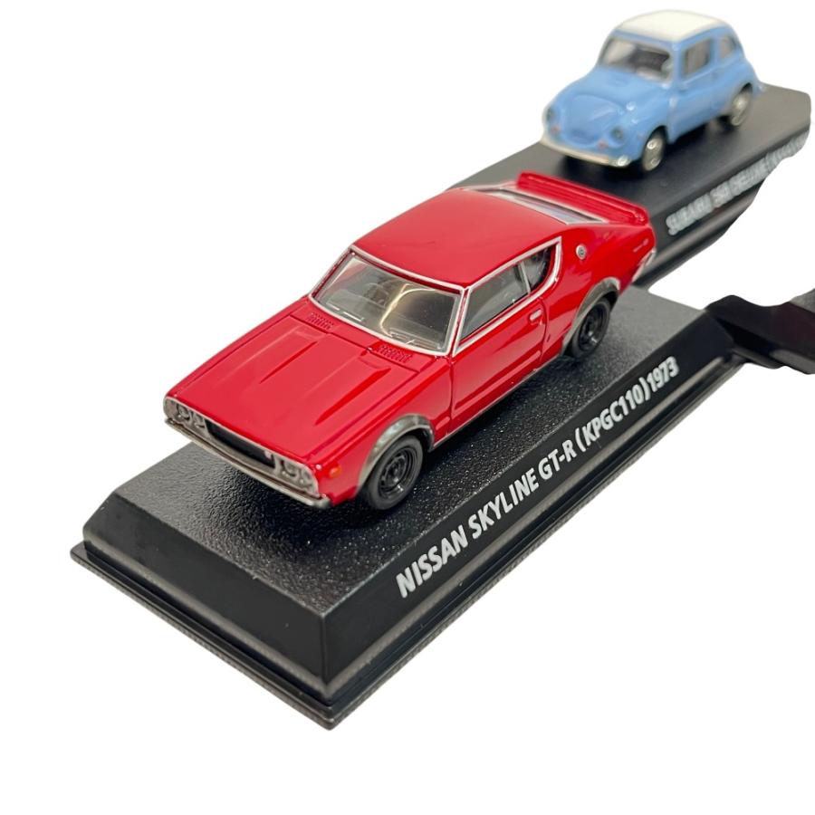 KONAMI コナミ GT-R 日産スカイライン スバル 360 3点セット ミニチュアカー 1/64 絶版名車コレクション ミニカー キッズ【中古】 |  | 01