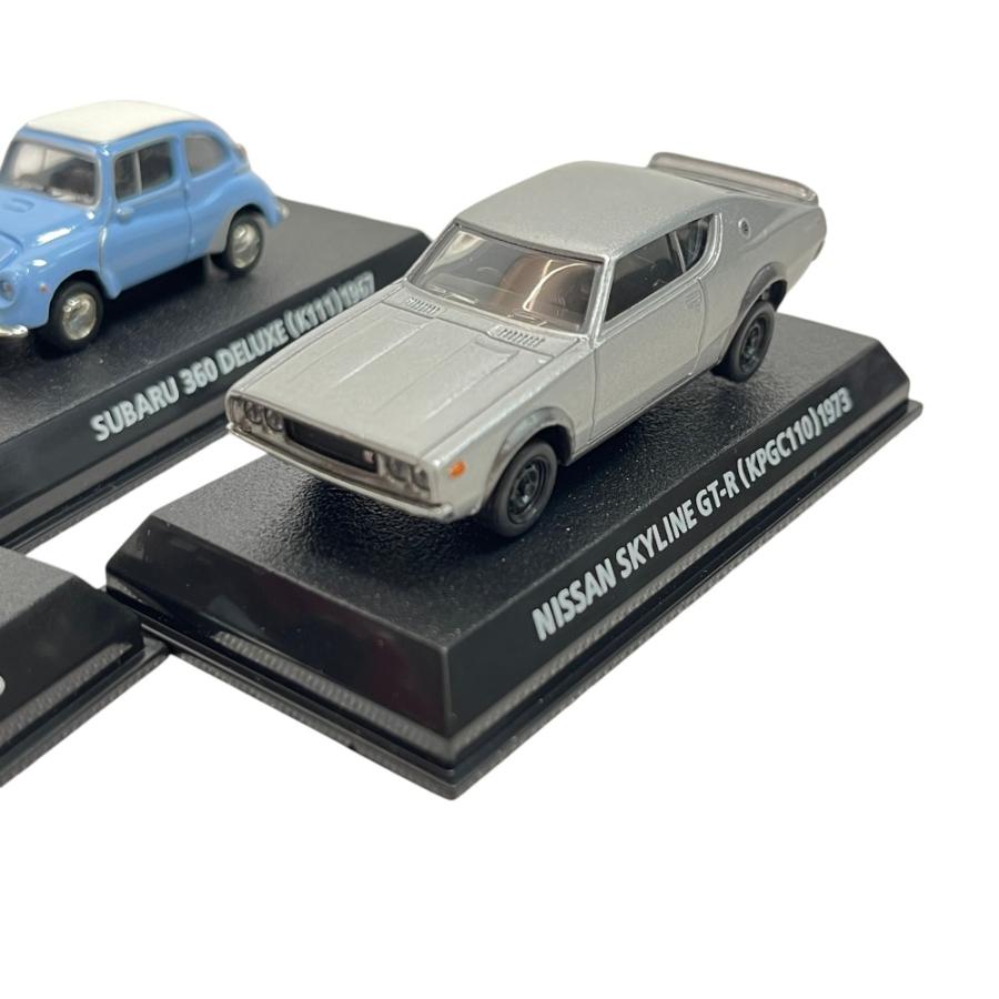 KONAMI コナミ GT-R 日産スカイライン スバル 360 3点セット ミニチュアカー 1/64 絶版名車コレクション ミニカー キッズ【中古】 |  | 02